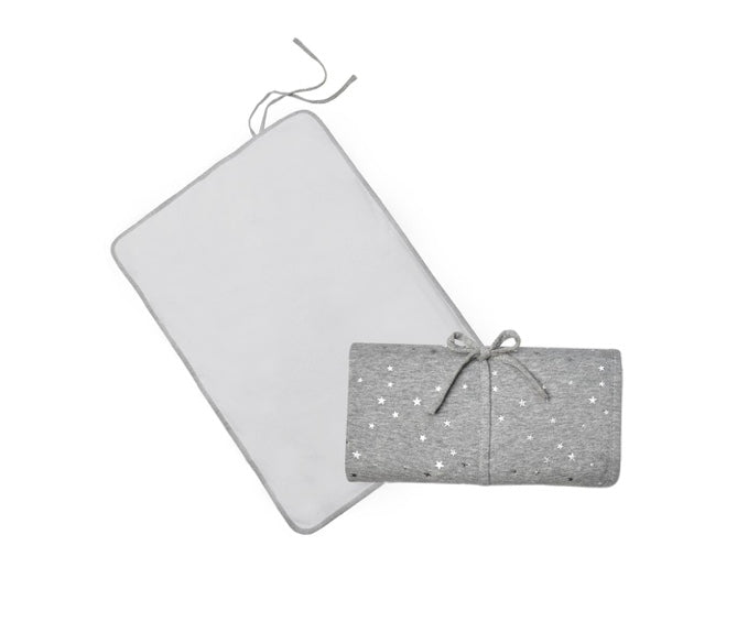 Waterproof change mat- Silver Stars