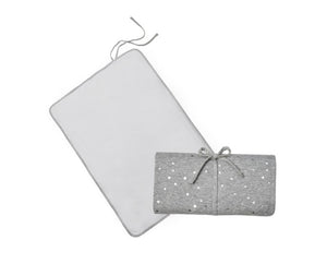 Waterproof change mat- Silver Stars