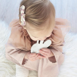 BUNNY Silicone Teether || MARBLE